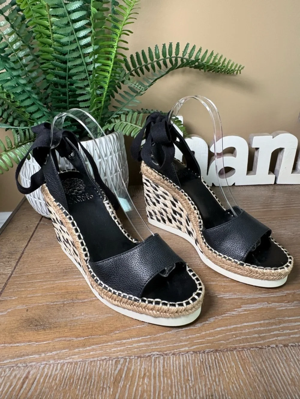 Vince Camuto Women's Bendsen Espadrille Wedges Size 8.5